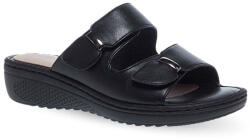 Parex Sandale Casual Damă Anatomici Din Piele Negre 12131008. B (12131008.B)