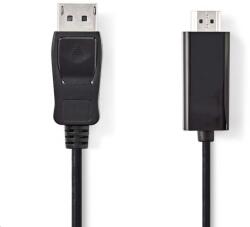 Nedis CCGP37100BK30 DisplayPort - HDMI kábel 3, 0 m fekete (CCGP37100BK30)