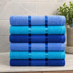 Kotonia Home Set 6 prosoape baie Kotonia Home, 50x90 cm, 100% bumbac, 420gmp, multicolor - 08 (004897) Prosop