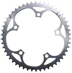 MICHE országúti lánctányér 5 ágú, 130 mm, 50 fog, külső, SHIMANO típus, ezüst, 9-10 sebesség (akciós) MICHE Bicikli alkatrészek Kerékpár alkatrészek Kerékpár lánctányérok