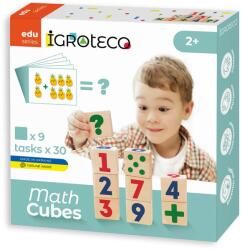 Igroteco Cuburi matematice din lemn (IG736) - kidstory
