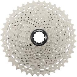 SUNRACE MS7 11 sebességes MTB kazetta 11-42 fog, Shimano kompatibilis, ezüst (műhelycsomagolás) SUNRACE Bicikli alkatrészek Kerékpár alkatrészek Kerékpár kazetták