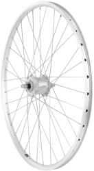VELOX ER10 első VTC kerék 700 x 19 - 28" ezüst, Shimano agydinamó 6V 3W, 36 küllő, anyacsavaros tengely, első világításhoz VELOX Egyéb járművek Kerékpározás Kerékpár-alkatrészek Kerékpárkerekek és kerékalka