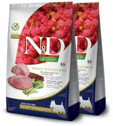 N&D Quinoa Adult Mini Weight Managment lamb 2xn7 kg