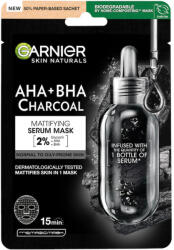 Garnier Skin Naturals Textil Maszk Charcoal Tág Pórusokra 28 g (3600542097253)