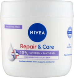 Nivea testápoló krém 400 ml Repair&Care Érzékeny bőrre (9005800380551)