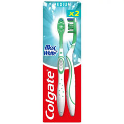 Colgate fogkefe Max white közepes 1+1 (8714789490113)