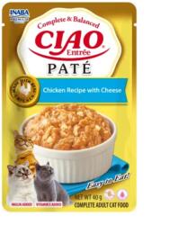Inaba Foods Ciao Entree Pate Reteta cu Pui si Branza, 40 g
