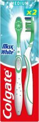 Colgate fogkefe 2db Max White Medium közepes sörtékkel
