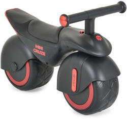 BYOX MINI CRUZE futóbicikli, ráülős járgány, kismotor, zenélő, óriás kerekekkel FEKETE