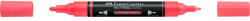 Faber-Castell Akril marker kétvégű MULTIMARK 255 Faber-Castell neon narancs (FC185955) - web24