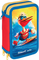 Pelikan Penar echipat cu 3 fermoare Pelikan 400207264, 43 piese, Mascotte, Surfer (400207264/SURFER) Penar