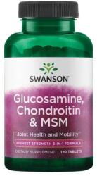 Swanson Glükozamin Kondroitin & MSM tabletta 3: 1 formula 120 db