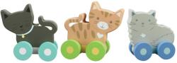 Orange Tree Toys Set de jucării din lemn pentru împins Orange Tree Toys - Pisicuțe (OTT07454)