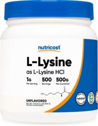 Nutricost L-Lizină, 500 g, Nutricost