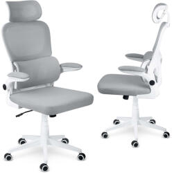 Sofotel Irodai szék, Sofotel Formax, szürke, 121-131 cm, mikrohálós háttámla, állítható, hintamechanika, gázliftes magasságállítás, gumírozott kerekek, 120 kg teherbírás (TE240701)