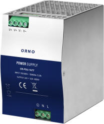 ORNO Sursă de alimentare industrială pentru șină DIN, 24VDC, 20A, 480W, carcasă metalică (O-OR-PSU-1677)