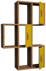  Fali polcok, Urban Loft, UnicUtil, 50 x 112 x 20 cm, Sárga Dió