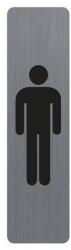 Exacompta Információs tábla, öntapadó, 4, 4x16, 5 cm, alumíniumhatású, EXACOMPTA, "Férfi (67169E) - patronbolt
