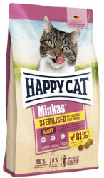 Happy Cat Minkas Sterilised Poultry - szárazeledel baromfival macskák számára 4 kg - dogshop