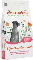 Almo Nature 2x12kg Almo Nature Life Maintenance Adult Large lazac & rizs száraz kutyatáp