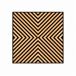 Leziter Akusztikus falpanel Deco IV bambusz hatású 60x60x1, 8 cm (J01TF01-BAM) - geminiduo