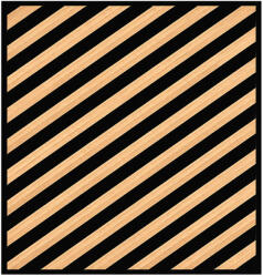 Leziter Akusztikus falpanel Deco III bambusz hatású 60x60x1, 8 cm (J01TR01-60-BAM) - geminiduo