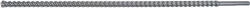 TOYA YT-419844 SDS Plus Kőzetfúrószár 4 élű 28 x 1000 mm (YT-419844)