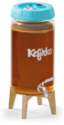Kefirko kombucha fermentáló üveg, 4 literes (KOF-4000-BL-0400)