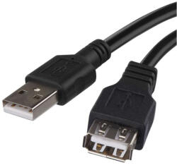 EMOS S70201 USB kábel 2.0 A - A/F csatlakozó 2m (S70201)