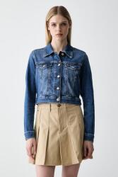 Tommy Jeans geacă de tranziție pentru femei din denim 9BY2-KUDZZH_55J (DW0DW22898)