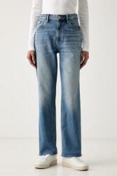 Calvin Klein Jeans blugi straight pentru femei 9BY2-SJDZYD_50J (LV047G707G)