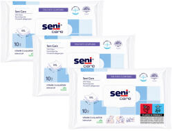 SENI Care nedves törlőkendő (3x10 db)