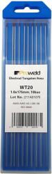 ProWELD WT20 Electrozi tungsten rosu, 1.6x150mm, 10buc