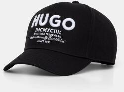HUGO Blue șapcă pentru bărbați din bumbac Merk-Cap 9BY2-CAMZZK_99X (50555774)