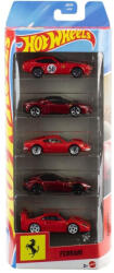 Mattel Ferrari kisautók 5 db-os szett (1806-JLN12)