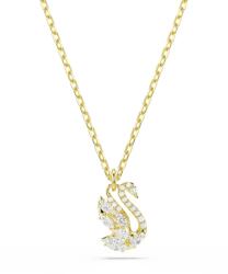 Swarovski lănțișor cu pandantiv pentru femei placat cu aur zirconiu cubic 9BY2-AKDZ8R_10Y (5754626)