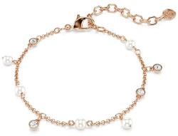 Swarovski női aranyozott swarovski kristályos karkötő IMBER - arany Univerzális méret