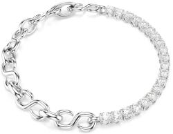 Swarovski női fém köbös cirkónium karkötő MATRIX - ezüst Univerzális méret