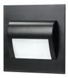ADVITI AD-OS-6164L6/B DRACO LED NEW 1.5W, süllyesztett lépcsővilágítás, 12VDC, 30lm, 6000K, fekete, innovatív szerelés (AD-OS-6164L6/B)