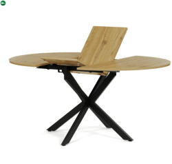 Artium Étkezőasztal bővíthető 120-160 × 120 cm melamin tölgy DT-I1120 OAK
