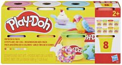 Hasbro Set 8 cutii plastelină Play-Doh Curcubeu (G0513_G0691)
