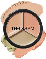 the SAEM Cover Perfection Triple Pot Concealer - 01 Correct Beige - Kontúrozó Korrektor 4.5g