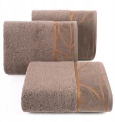 Eurofirany Törölköző 70x140 Alisma 2 barna világos levelek 500g/m2 frottír Limited (EF_396227)