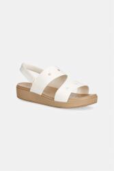 Crocs szandál platformos gyerek BROOKLYN SANDAL - bézs 37/38