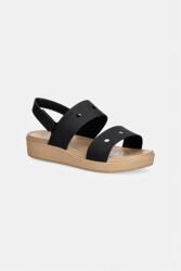 Crocs szandál platformos gyerek BROOKLYN SANDAL - fekete 33/34