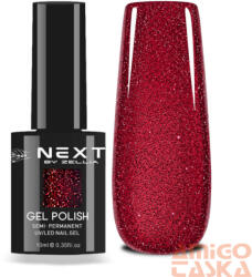  Next By Zellia Rubber Base - 10Ml - Midnight In Paris - NR-020 - Reflektív (NR-020)