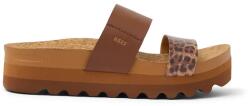 Reef papucs platformos női Cushion Vista Hi - barna Női 42.5