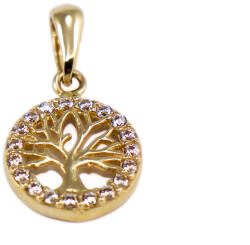 Ékszershop Arany életfa medál kövekkel (1334592)