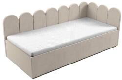 Gyerekágy Pláza Saroktámlás LÉNA heverő 90x200 cm Világosbeige